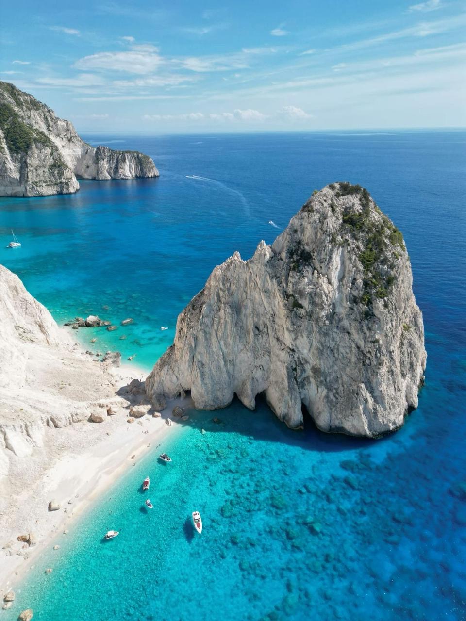 Turtle Island, Keri Caves, Mitzithres Rocks